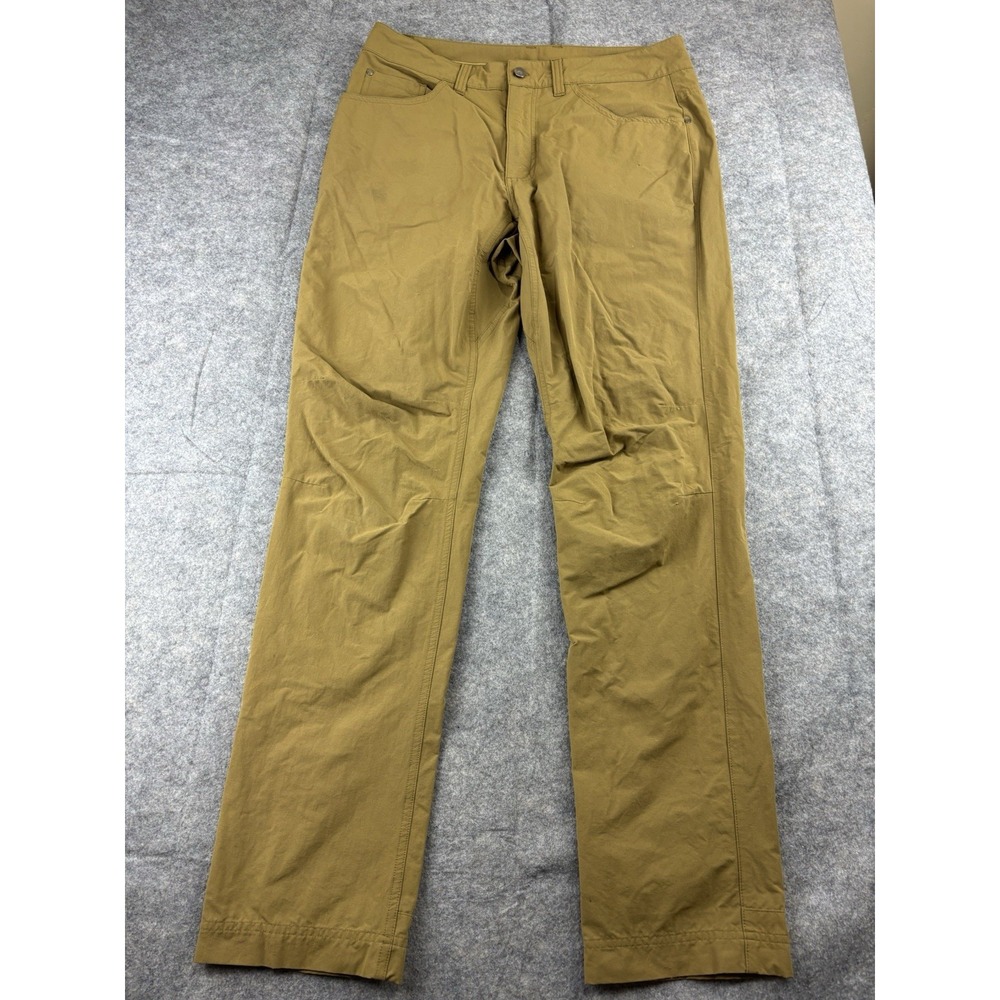 Rab Stryker Pants Outdoor Hiking Lightweight‎ Gold Khaki Men's Size 32x32 READ